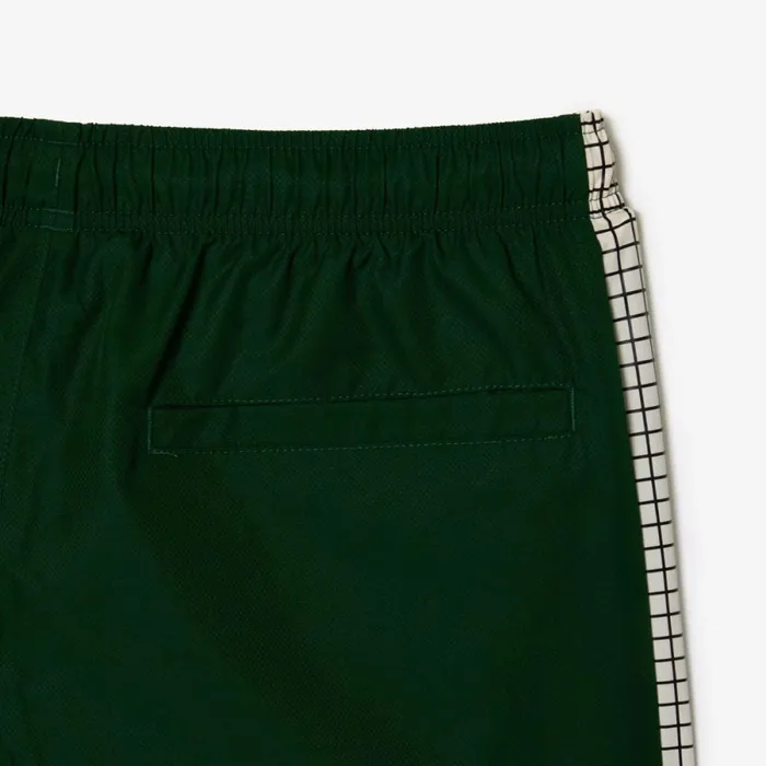 Matching Sets Men Lacoste Mens Tennis Print Joggers Green White Pqk