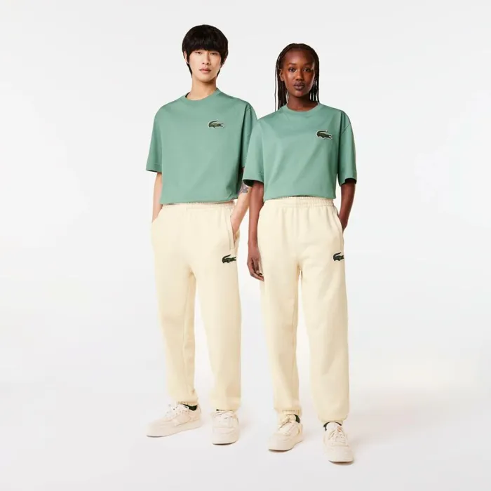 Matching Sets MenWomen Lacoste Unisex Organic Cotton Fleece Sweatpants Cream Xfj Matching Sets MenWomen Lacoste Unisex Organic Cotton Fleece Sweatpants Cream Xfj