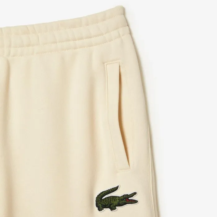 Matching Sets MenWomen Lacoste Unisex Organic Cotton Fleece Sweatpants Cream Xfj