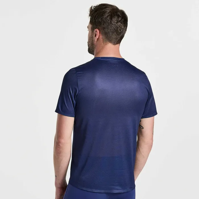 Men8217s Elite Short Sleeve Sodalite Tops Saucony Men