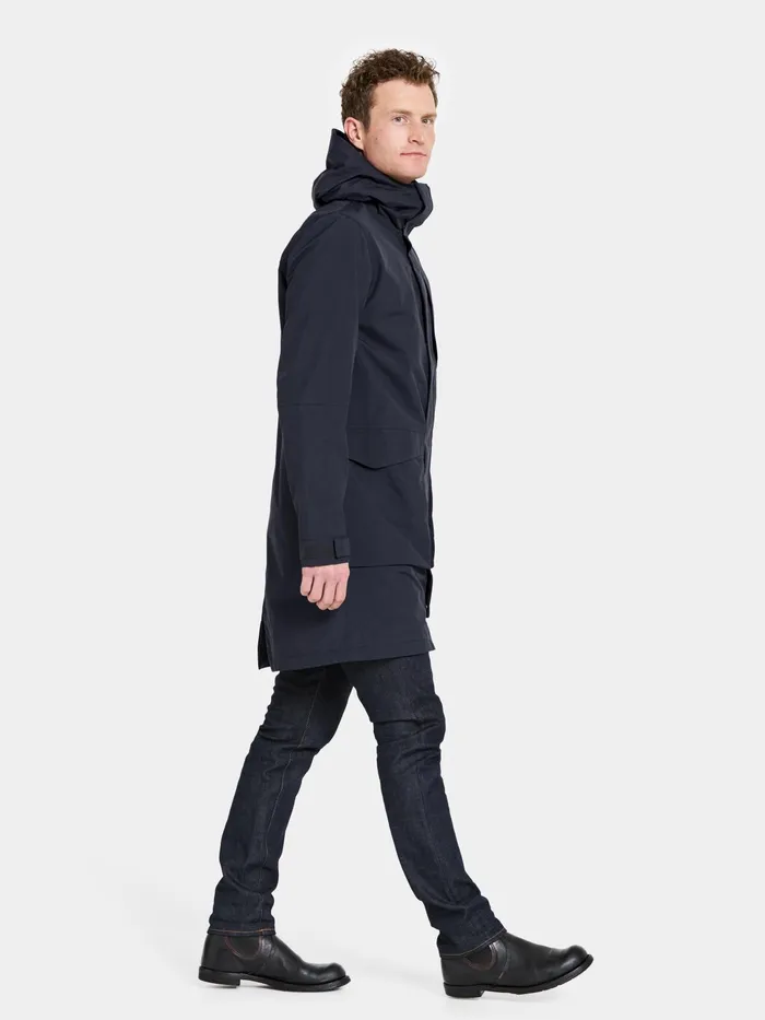 Men Andreas Parka Dark Night Blue Didriksons Autumn Jackets