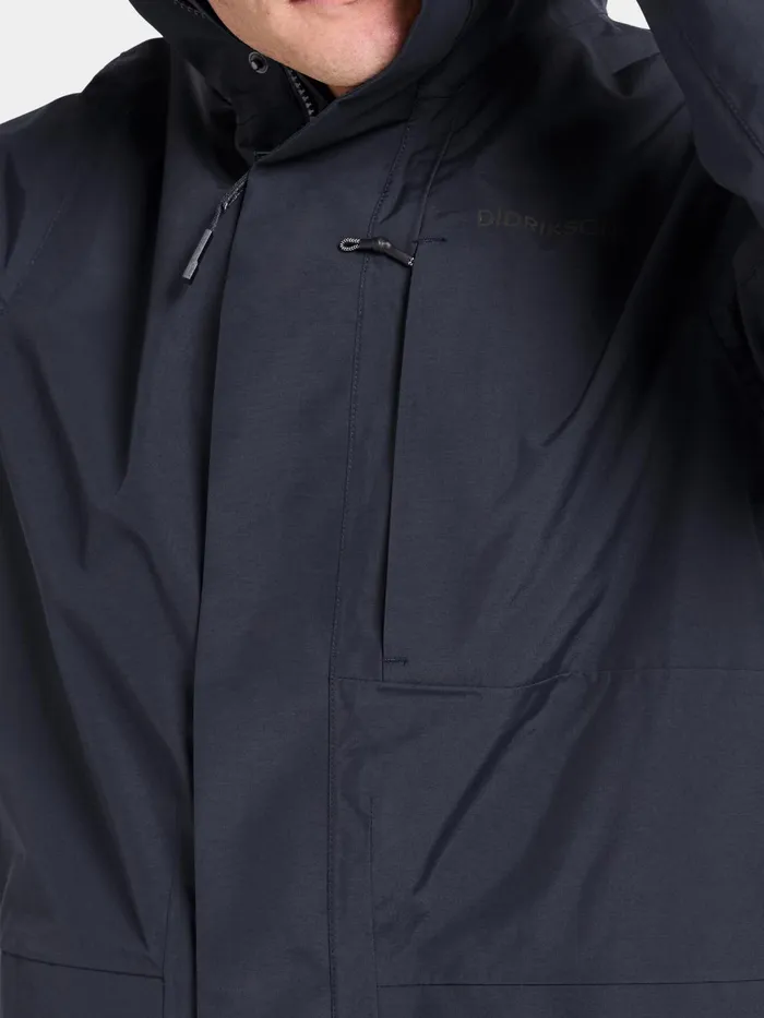 Men Andreas Parka Dark Night Blue Didriksons Autumn Jackets