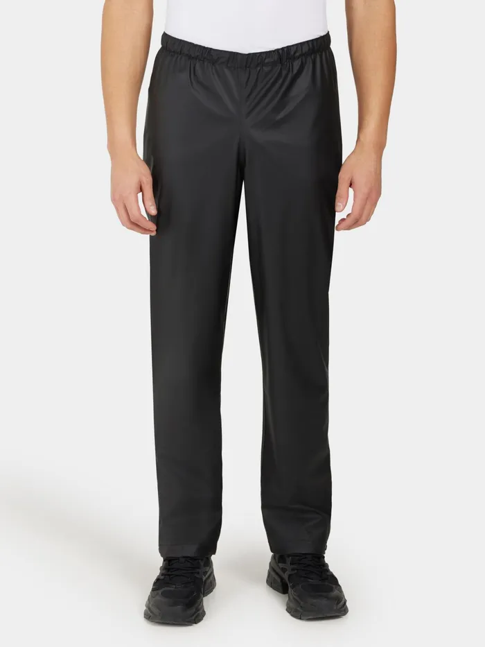 Men Avon Unisex Pants Black Didriksons Waterproof Trousers