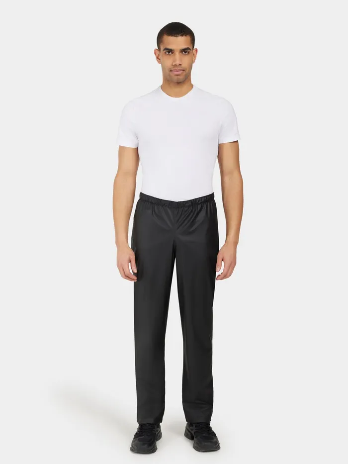 Men Avon Unisex Pants Black Didriksons Waterproof Trousers