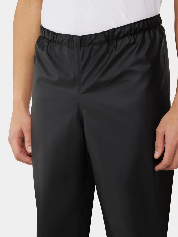 Men Avon Unisex Pants Black Didriksons Waterproof Trousers