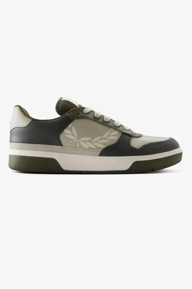 Men B300 Light Oysterlight Ecru Fred Perry Shoes