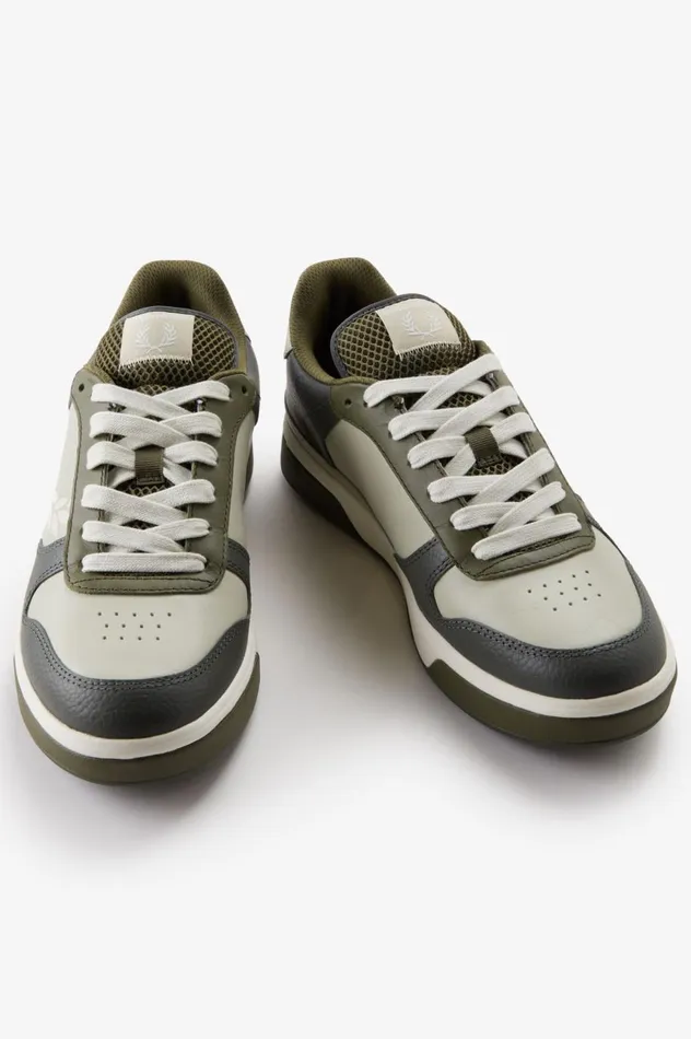 Men B300 Light Oysterlight Ecru Fred Perry Shoes
