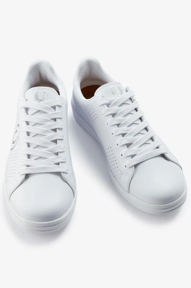 Men B721 Snow Whiteseagrass Fred Perry Shoes