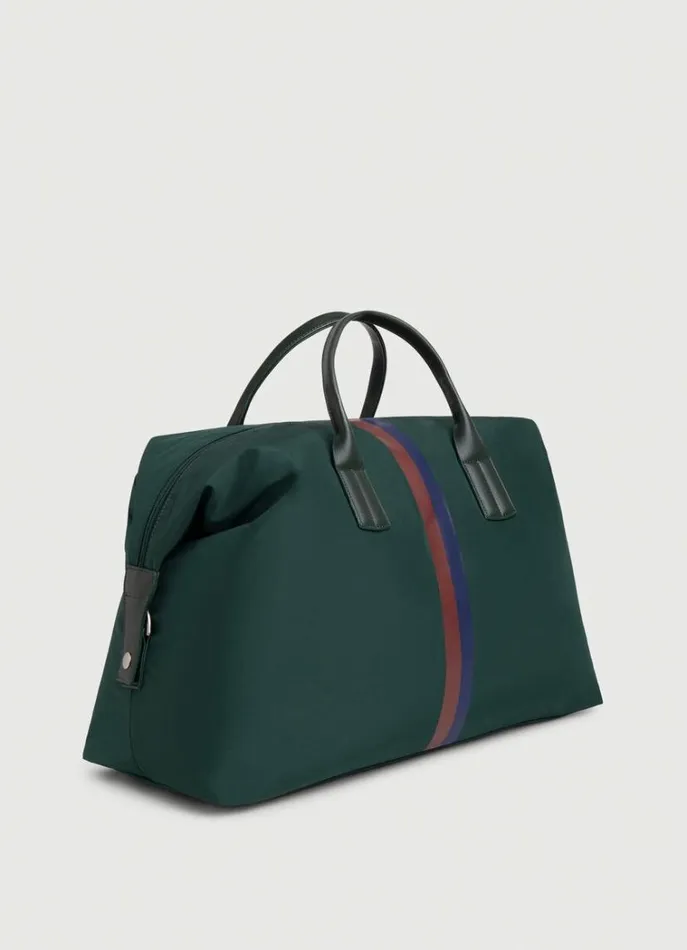 Men Bags and Luggage Hackett London Ledbury Travel Bag Green