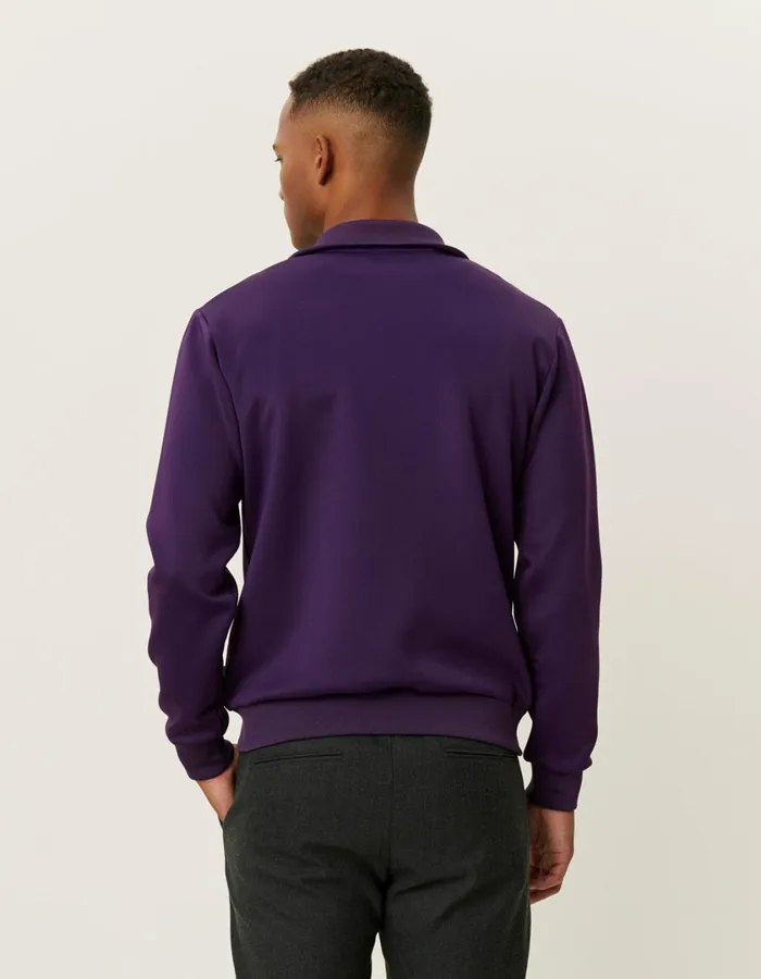 Men Ballier Track Jacket 8211 Blackberry Les Deux HoodiesSweatshirts