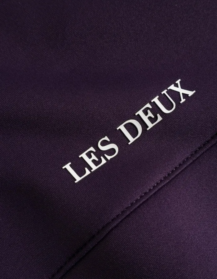 Men Ballier Track Jacket 8211 Blackberry Les Deux HoodiesSweatshirts