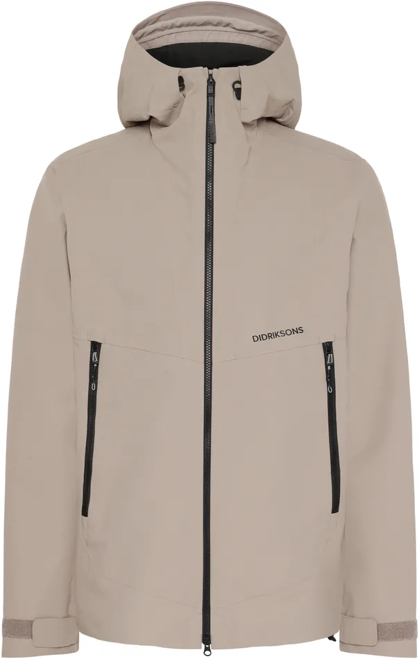 Men Basil Jacket Ash Brown Didriksons Spring Jackets