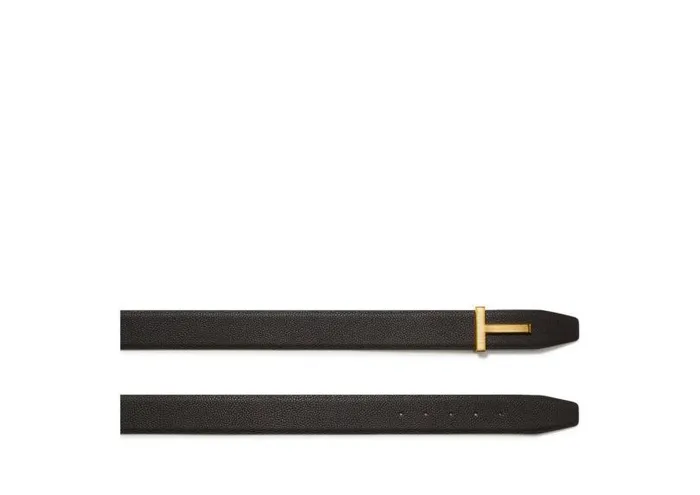 Men Belts Tom Ford Soft Grain Leather Ridge T Belt Brown Black Men Belts Tom Ford Soft Grain Leather Ridge T Belt Brown Black