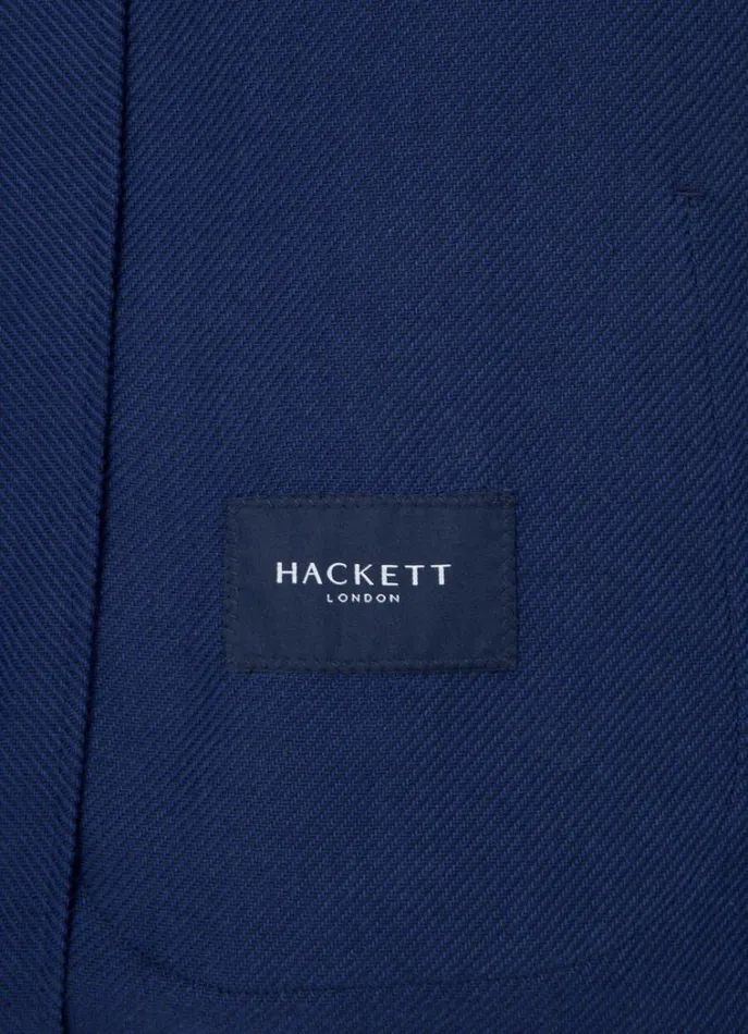 Men Blazers Hackett London Cotton Blazer Navy