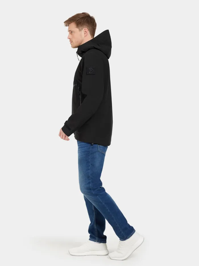 Men Bob Jacket Black Didriksons Spring Jackets
