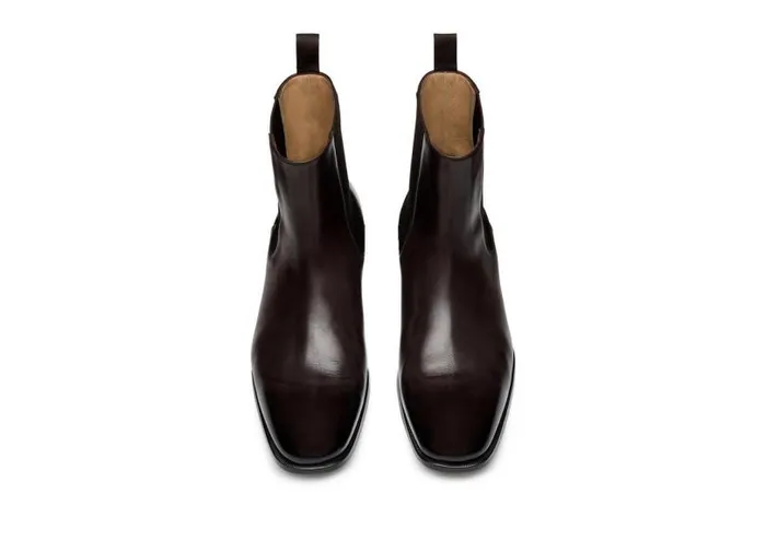 Men Boots Tom Ford Burnished Leather Alec Chelsea Boot Men Boots Tom Ford Burnished Leather Alec Chelsea Boot