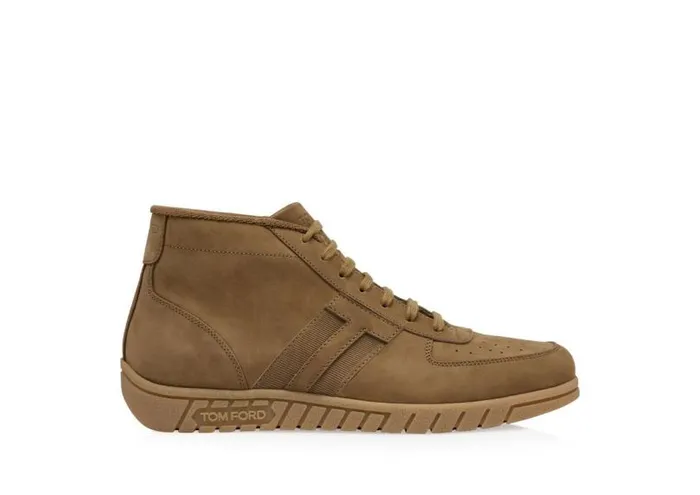 Men Boots Tom Ford Nubuck Connor Desert Boot Dark Sand Amber
