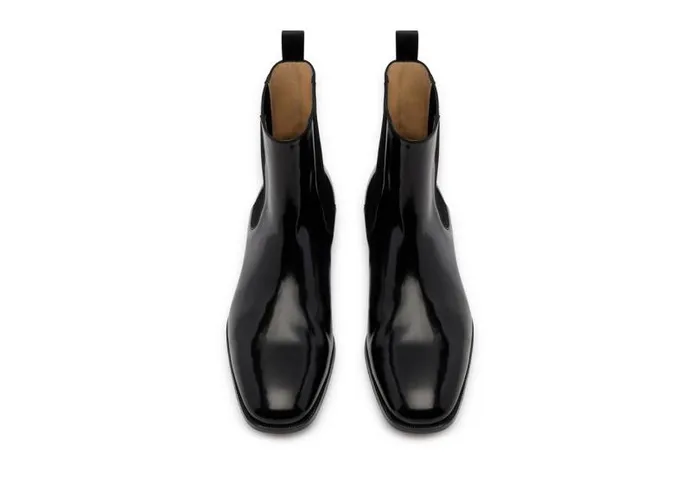 Men Boots Tom Ford Patent Alec Chelsea Boot Black Men Boots Tom Ford Patent Alec Chelsea Boot Black