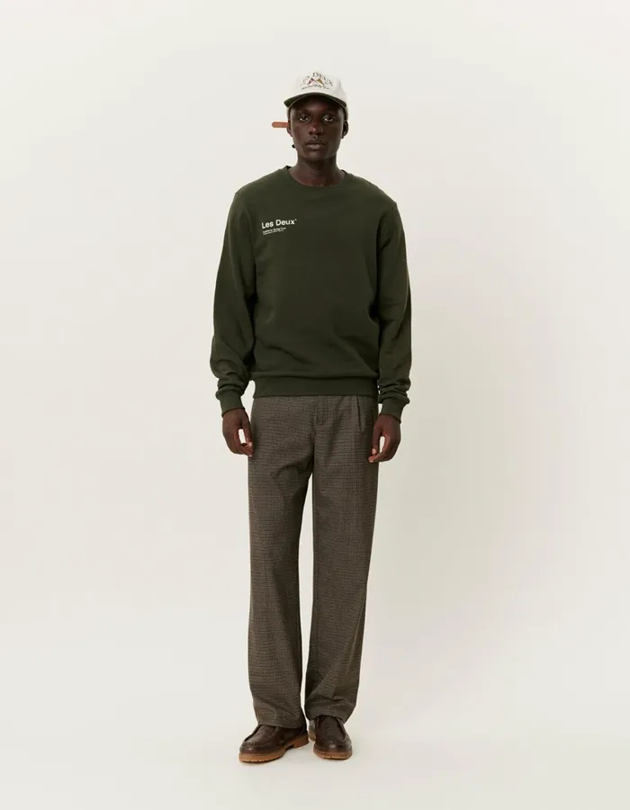 Men Brody Sweatshirt 20 8211 RosinIvory Les Deux HoodiesSweatshirts