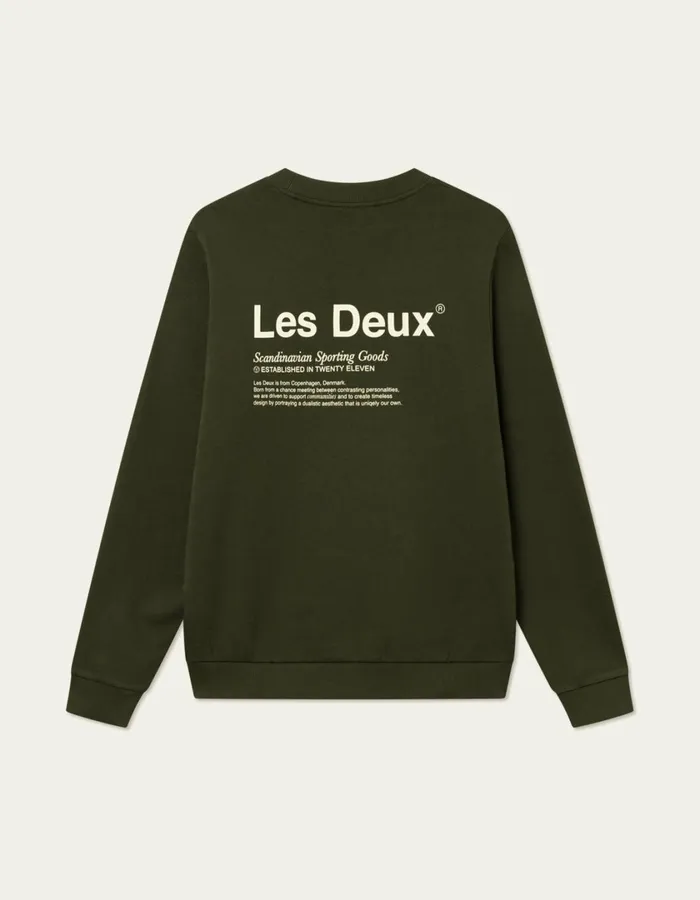 Men Brody Sweatshirt 20 8211 RosinIvory Les Deux HoodiesSweatshirts