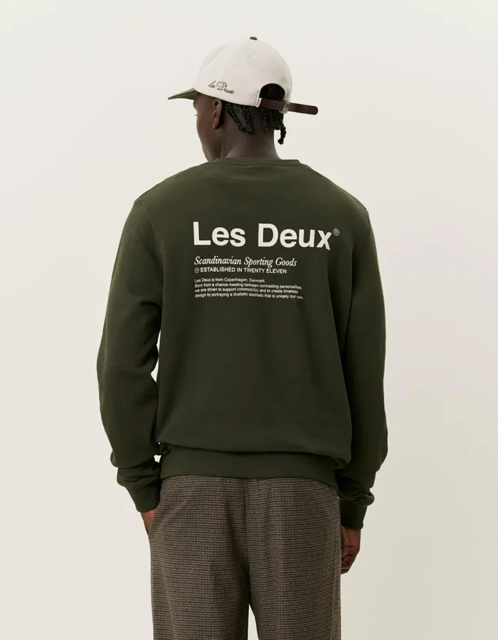 Men Brody Sweatshirt 20 8211 RosinIvory Les Deux HoodiesSweatshirts