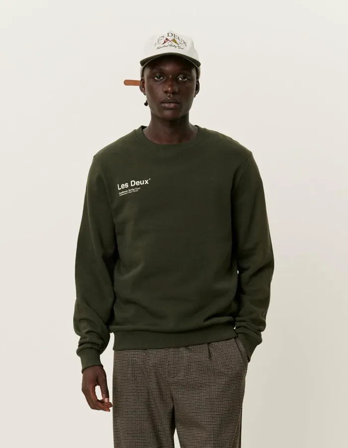 Men Brody Sweatshirt 20 8211 RosinIvory Les Deux HoodiesSweatshirts