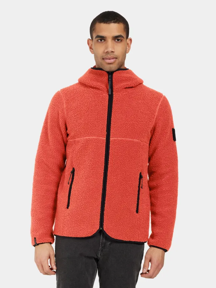 Men Bror FullZip Ochre Red Didriksons Spring Jackets