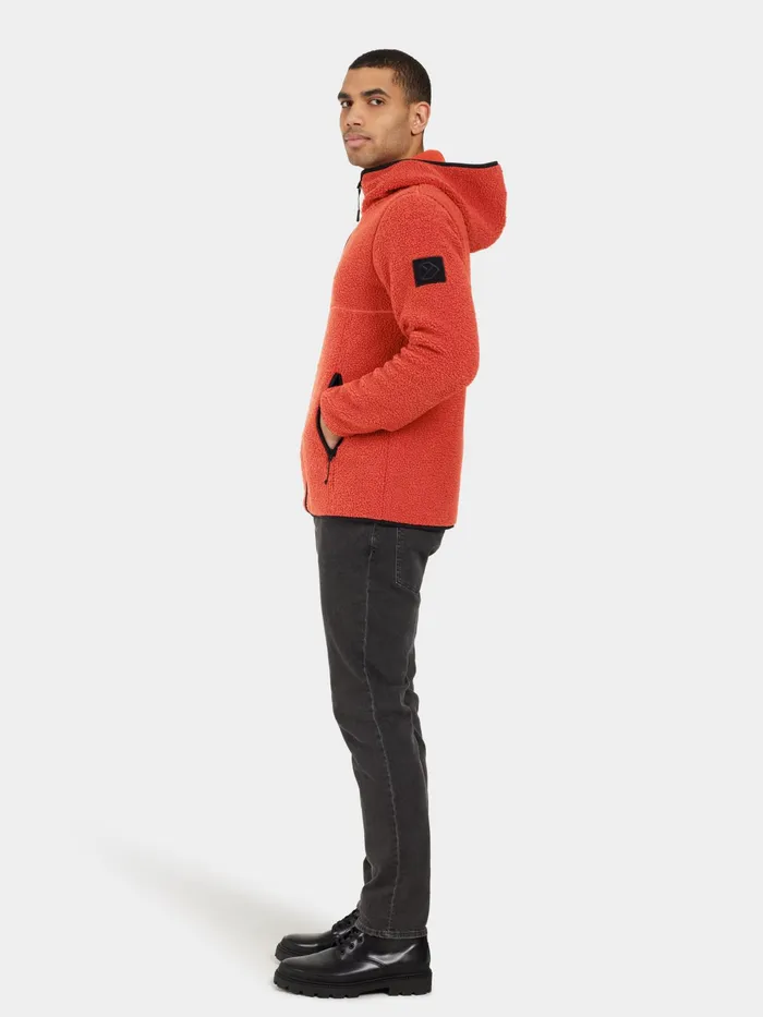 Men Bror FullZip Ochre Red Didriksons Spring Jackets