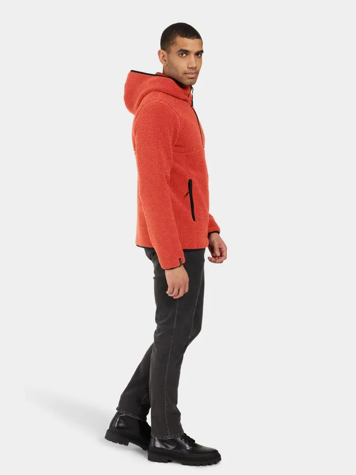 Men Bror FullZip Ochre Red Didriksons Spring Jackets