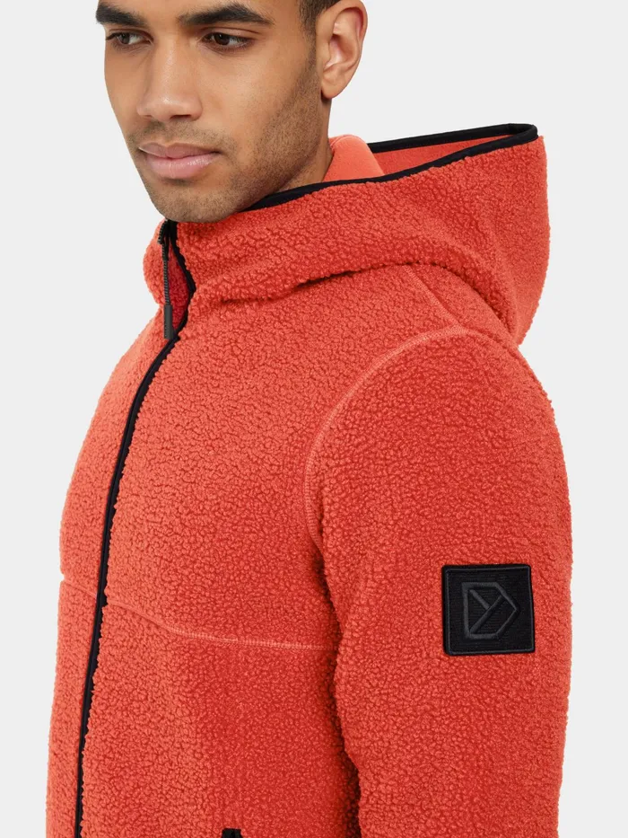 Men Bror FullZip Ochre Red Didriksons Spring Jackets