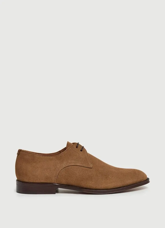 Men Casual Shoes Hackett London Suede Bluchers Sand Beige