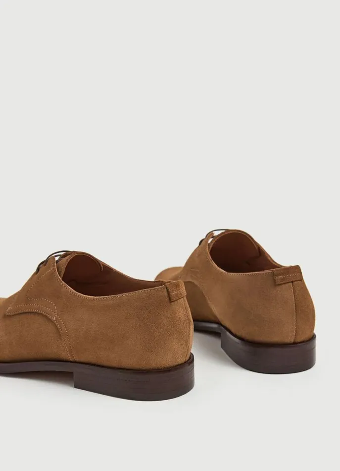 Men Casual Shoes Hackett London Suede Bluchers Sand Beige