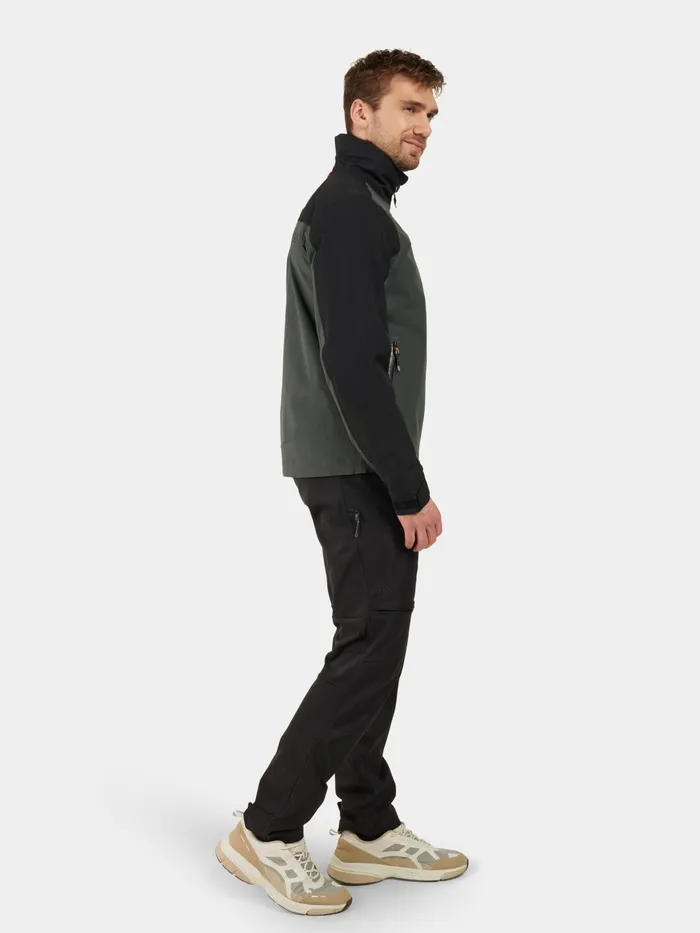 Men Coal Black Didriksons Spring Jackets