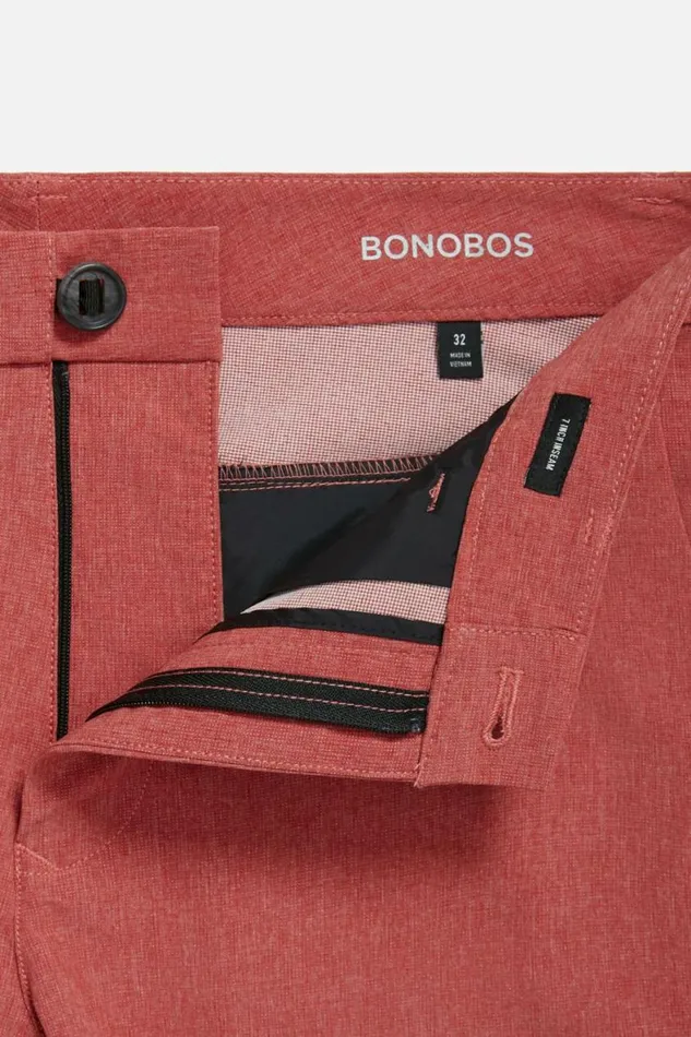 Men Coast To Coaster Shorts Heather Red Bonobos Casual Shorts