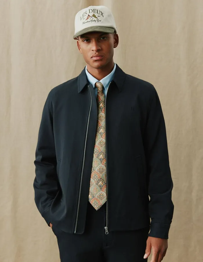 Men Como Coach Jacket 8211 Navy Les Deux JacketsCoats