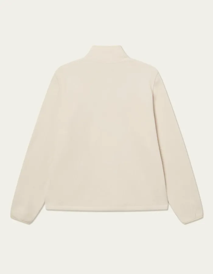 Men Contrast Zipper Fleece Jacket 8211 Ivory Les Deux JacketsCoats