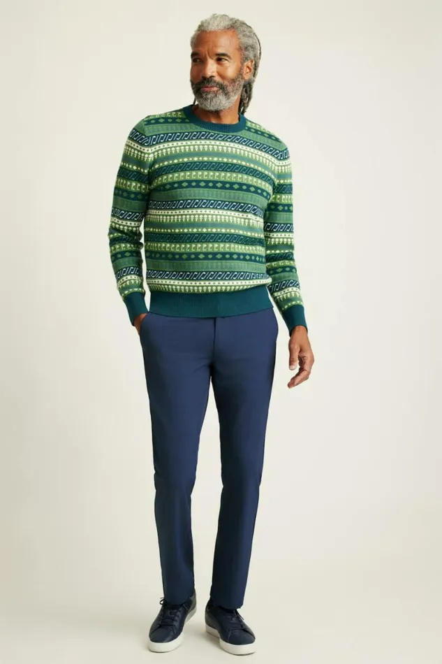 Men Cotton Cashmere Golf Sweater Green Fair Isle Bonobos Crew and VNeck Sweaters Men Cotton Cashmere Golf Sweater Green Fair Isle Bonobos Crew and VNeck Sweaters