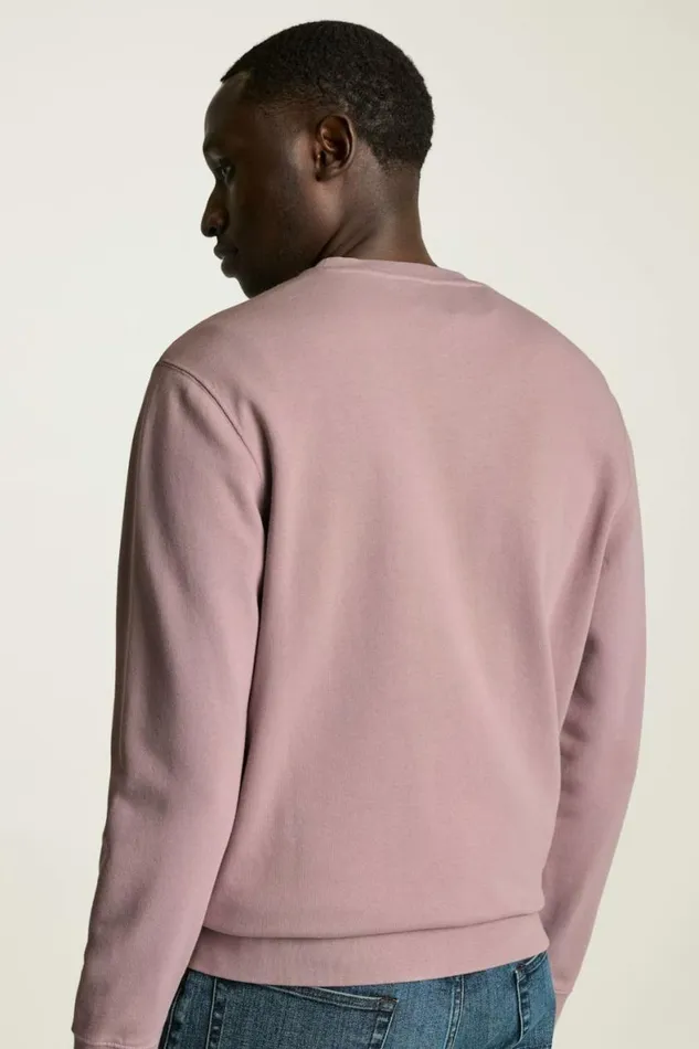 Men Critter French Terry Crew Purple Peacocking Bonobos Crew and VNeck Sweaters