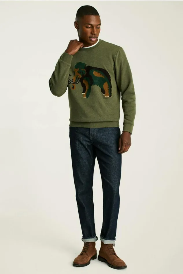 Men Critter Supersoft Fleece Crew Wooly Bully Bonobos Crew and VNeck Sweaters Men Critter Supersoft Fleece Crew Wooly Bully Bonobos Crew and VNeck Sweaters