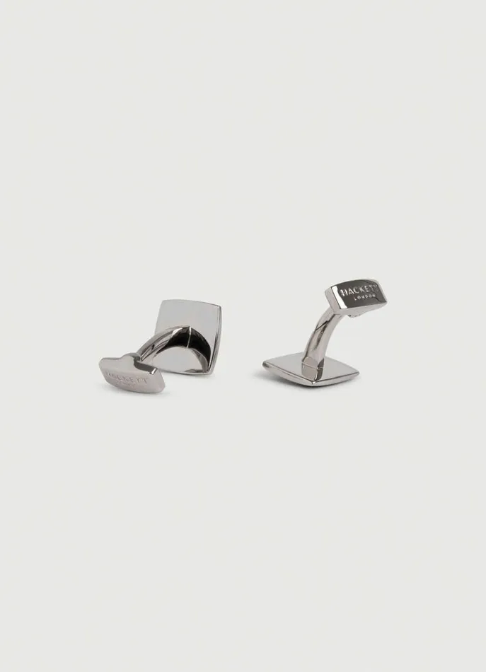 Men Cufflinks and Braces Hackett London Square Button Cufflinks Dress Blues