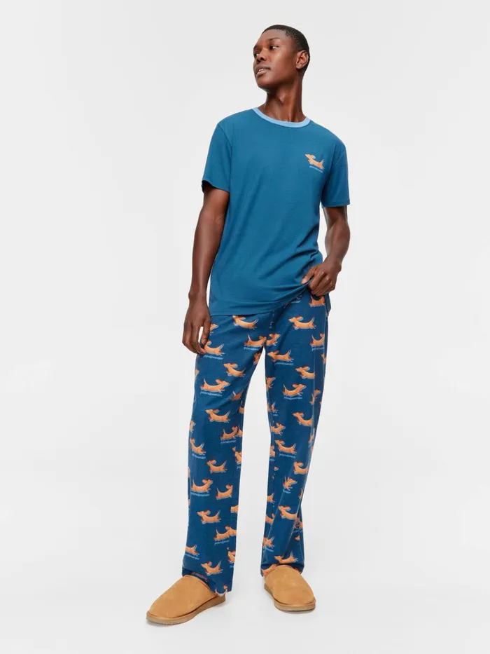 Men Dashing Penny Tee Navy Peter Alexander Tops