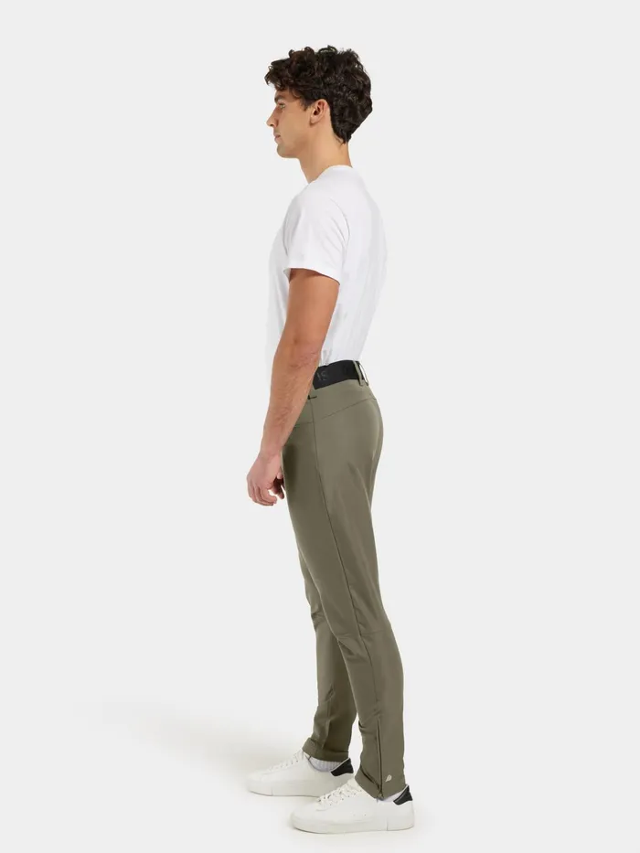 Men Dennis Pants Fog Green Didriksons Walking Trousers