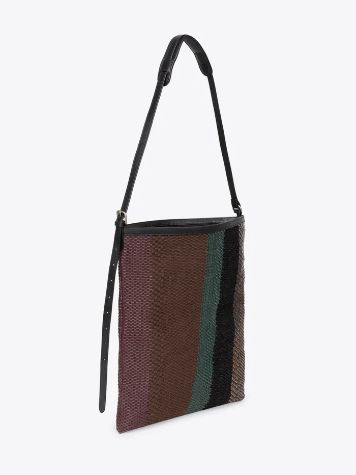 Men Dries Van Noten Bags and Leather Goods Hand Woven Tote Bag