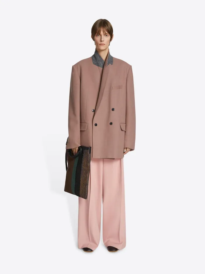 Men Dries Van Noten Bags and Leather Goods Hand Woven Tote Bag