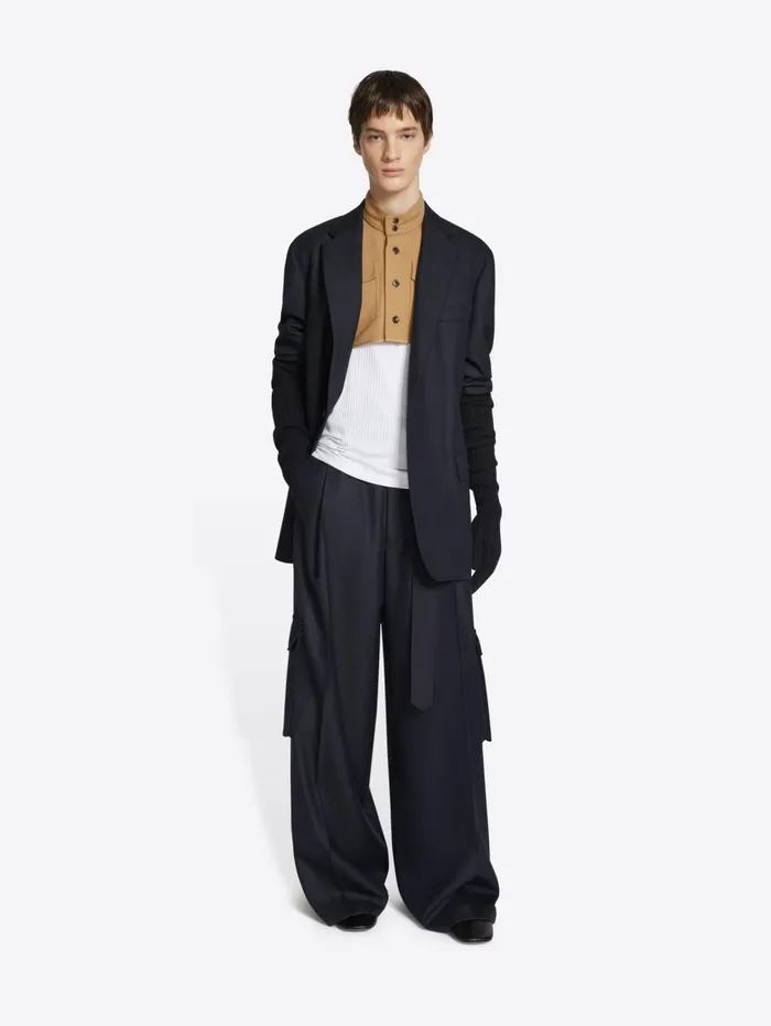 Men Dries Van Noten Blazers Loose Fit Blazer