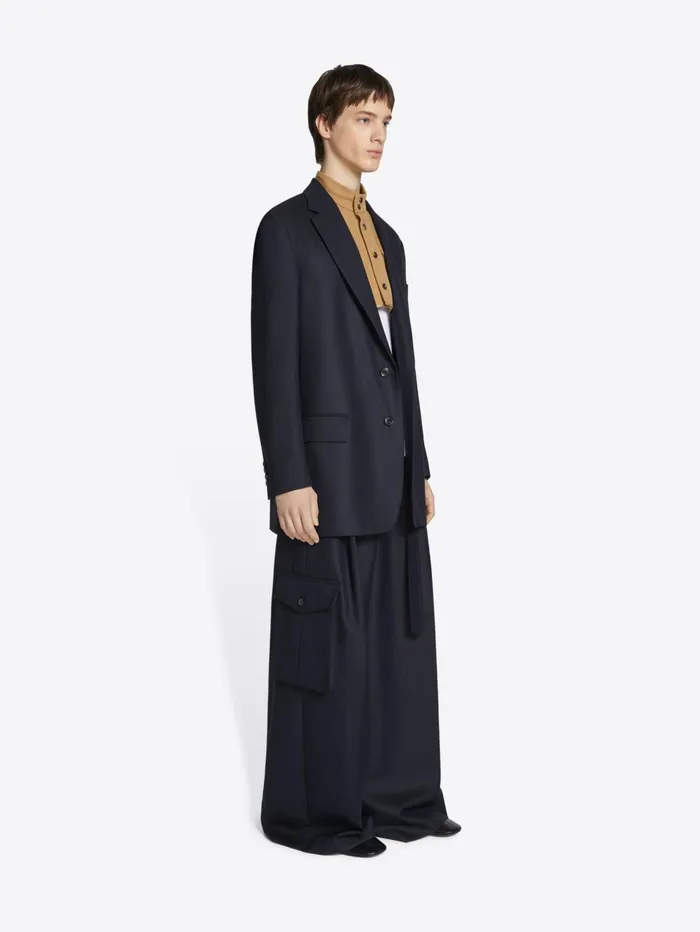 Men Dries Van Noten Blazers Loose Fit Blazer