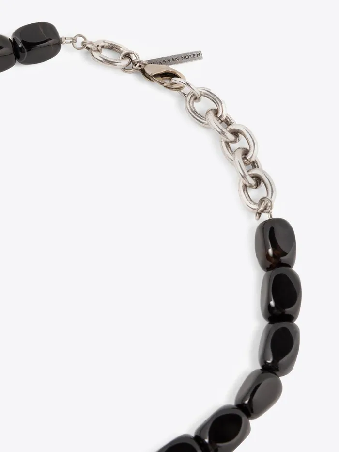 Men Dries Van Noten Jewelry Natural Stone Necklace