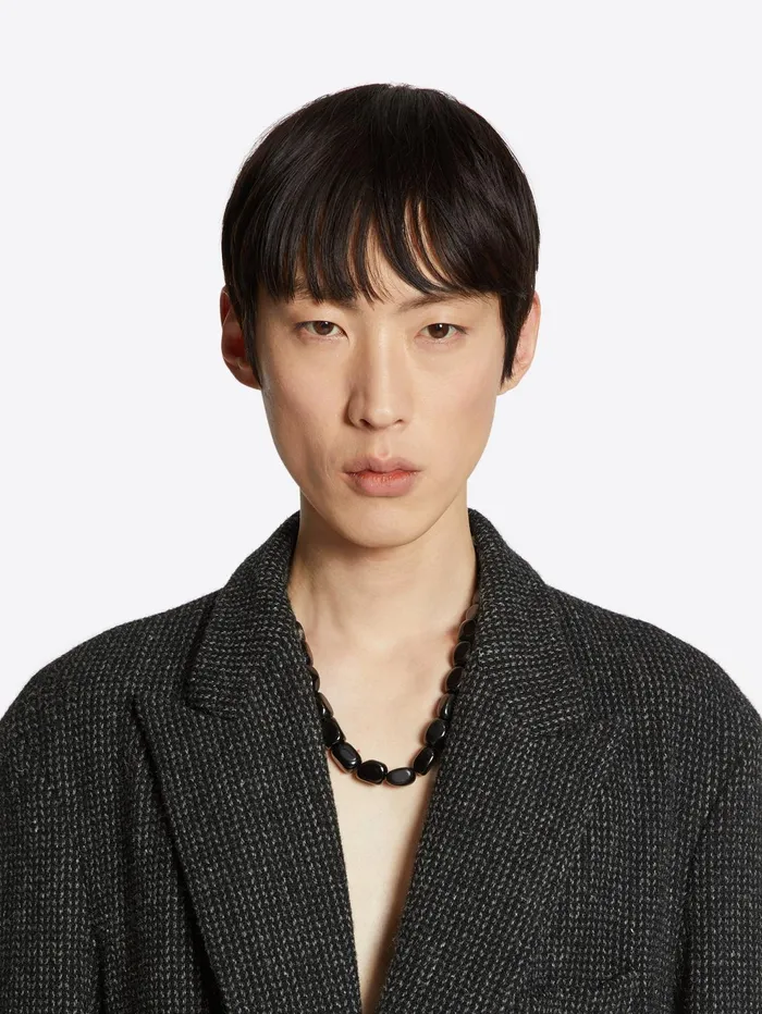 Men Dries Van Noten Jewelry Natural Stone Necklace