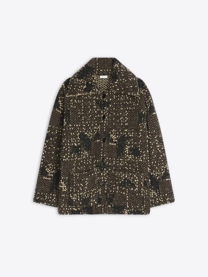 Men Dries Van Noten Knitwear Jacquard Cardigan