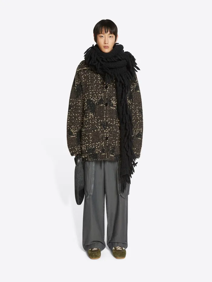 Men Dries Van Noten Knitwear Jacquard Cardigan